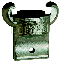 COUPLER HOSE AIR KING BLANK END PLATED MI - Clamp Banding